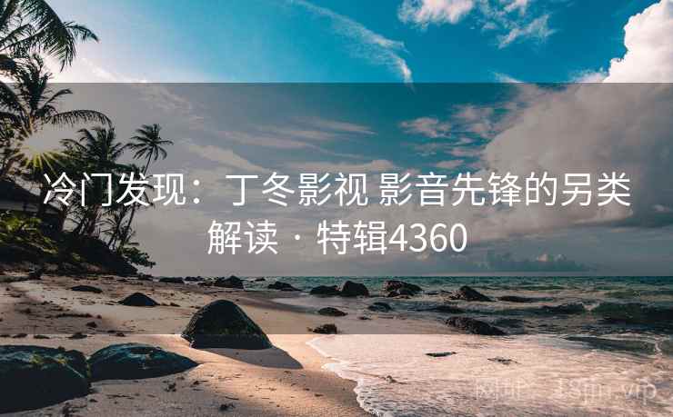 冷门发现：丁冬影视 影音先锋的另类解读 · 特辑4360