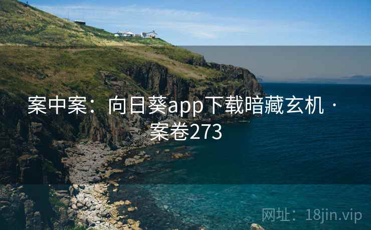 案中案:向日葵app下载暗藏玄机 · 案卷273
